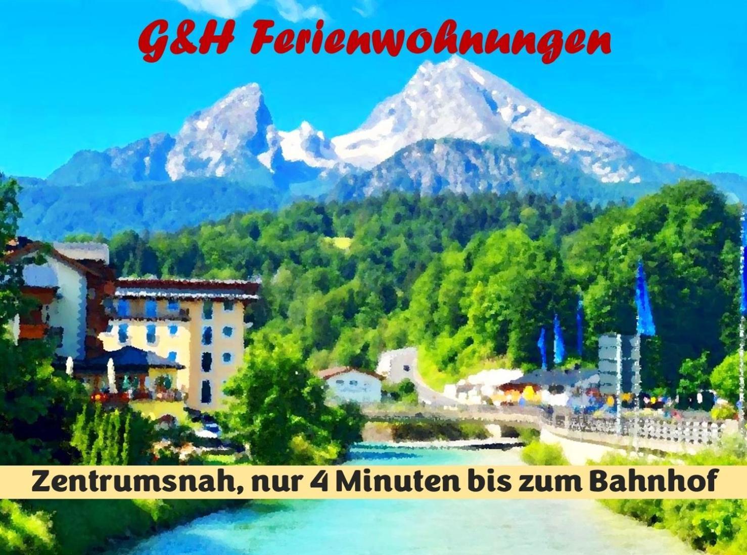 G & H Ferienwohnungen Appartement Almrausch Berchtesgaden Eksteriør bilde